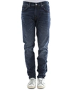 EDWIN BLUE COTTON JEANS,8360656