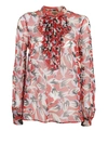 N°21 N 21 PUSSY BOW FLORAL BLOUSE,G0725745 0002