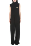 GCDS KNITTED,KNITTED JUMPSUIT BLACK