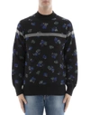 SACAI BLACK WOOL SWEATSHIRT,8366804