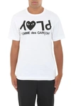 COMME DES GARÇONS PLAY P1T068,P1T068 PLAY T-SHIRT WHITE