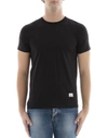 RAG & BONE BLACK COTTON T-SHIRT,8364798