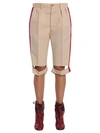 MAISON MARGIELA BERMUDA SHORTS WITH SIDE BANDS,S29MU0026 S48338.108