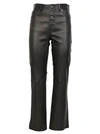 JOSEPH DEN LEATHER STRETCH PANTS,8318586