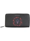 GIVENCHY panther zip around wallet,BC0634034612337964