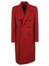 DSQUARED2 DOUBLE BREASTED COAT,S75AA0190 S36258307