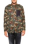 PALM ANGELS CAMOUFLAGE MILITARY SHIRT,8373022