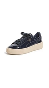 PUMA BASKET PLATFORM PATENT SNEAKERS