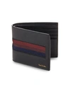 PAUL SMITH Striped Leather Billfold Wallet