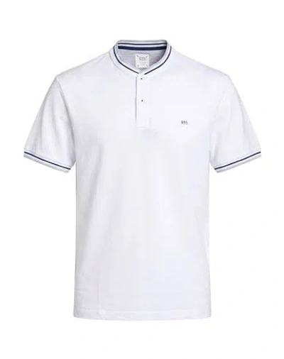 920 Italian Style Man T-shirt White Size M Cotton, Elastane