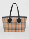 BURBERRY The Medium Giant Reversible Tote in Vintage Check,40697961