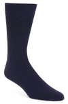 COLE HAAN DISTORTED TEXTURE CREW SOCKS,CHM201DR04