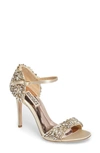 BADGLEY MISCHKA TAMPA ANKLE STRAP SANDAL,MP3622