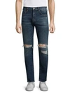 7 FOR ALL MANKIND Paxtyn Skinny-Fit Clean Pocket Distressed Jeans