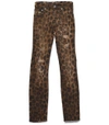 R13 Leopard Kate Skinny Jean,210000018625