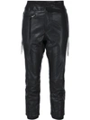HAIDER ACKERMANN leather trousers,1631417569099