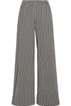 BY MALENE BIRGER BELLIZ HOUNDSTOOTH KNITTED WIDE-LEG PANTS