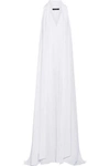 JUAN CARLOS OBANDO SANTOS CREPE DE CHINE GOWN