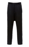 Nili Lotan Paris High-rise Silk Cropped Trousers In Black