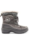 SOREL TORINO WATERPROOF SUEDE, SHELL AND LEATHER ANKLE BOOTS