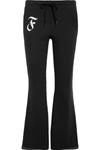 FACETASM CROPPED COTTON-JERSEY FLARED PANTS