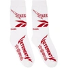 VETEMENTS White Reebok Edition Metal Socks