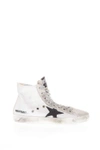 GOLDEN GOOSE SUEDE & CANVAS FRANCY SNEAKERS,G31WS591 1A88