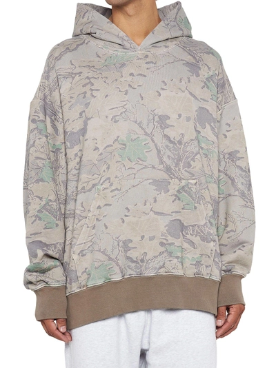 Yeezy Boxy Fit Printed Hoody In Multicolor