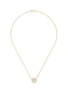 BUCCELLATI 'Ramage' diamond 18k gold pendant necklace