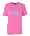 DSQUARED2 ICON EMBROIDERED T-SHIRT,S75GC0872 S22427-251