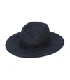 MAISON MICHEL Blue Virginie Panama Hat,1124339211068878214