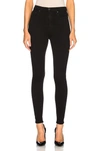 Grlfrnd Petite Kendall Super Stretch High-rise Skinny Jean In Black