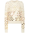 MARC JACOBS Embellished wool and cashmere sweater