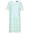 BURBERRY EMBROIDERED TULLE T-SHIRT DRESS,P00291132