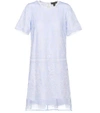 BURBERRY EMBROIDERED TULLE T-SHIRT DRESS,P00291131