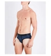 ERMENEGILDO ZEGNA Broken check stretch-jersey briefs