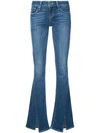 PAIGE FLARED FITTED JEANS,3721984471012393313