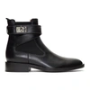 GIVENCHY Black Shark Lock Boots