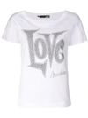 LOVE MOSCHINO Love studded T-shirt,W4F3049M351712378683