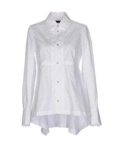 Diesel Black Gold Solid Colour Shirts & Blouses In White