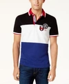 TOMMY HILFIGER MEN'S KIRK COLORBLOCK PATCH CLASSIC-FIT POLO