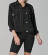 925 Fit Jean In A Bottle Button Down Jacket In Black In Black