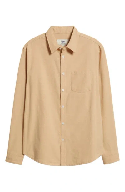 925 Originals Directors Oxford Button-up Shirt In Brown