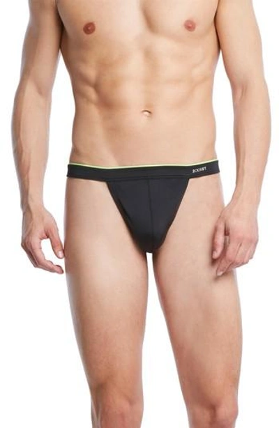 2(x)ist Sliq Micro Thong In Black New Logo