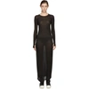 BORIS BIDJAN SABERI Black Long Sleeve T-Shirt Dress