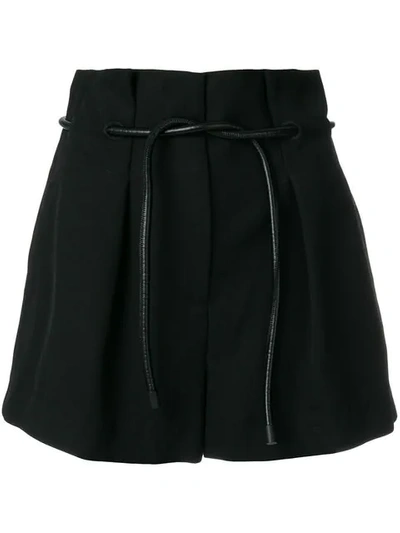 3.1 Phillip Lim Origami Pleated Shorts In Black