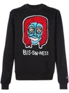 Haculla Bus-sin-ness Sweatshirt In Black
