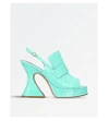 SIES MARJAN Ellie crocodile-embossed leather sandals