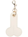 JW ANDERSON JW ANDERSON LEATHER KEYRING - NUDE & NEUTRALS,AC03MS1712264754