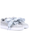 PUMA BASKET HEART SUEDE SNEAKERS,P00283692